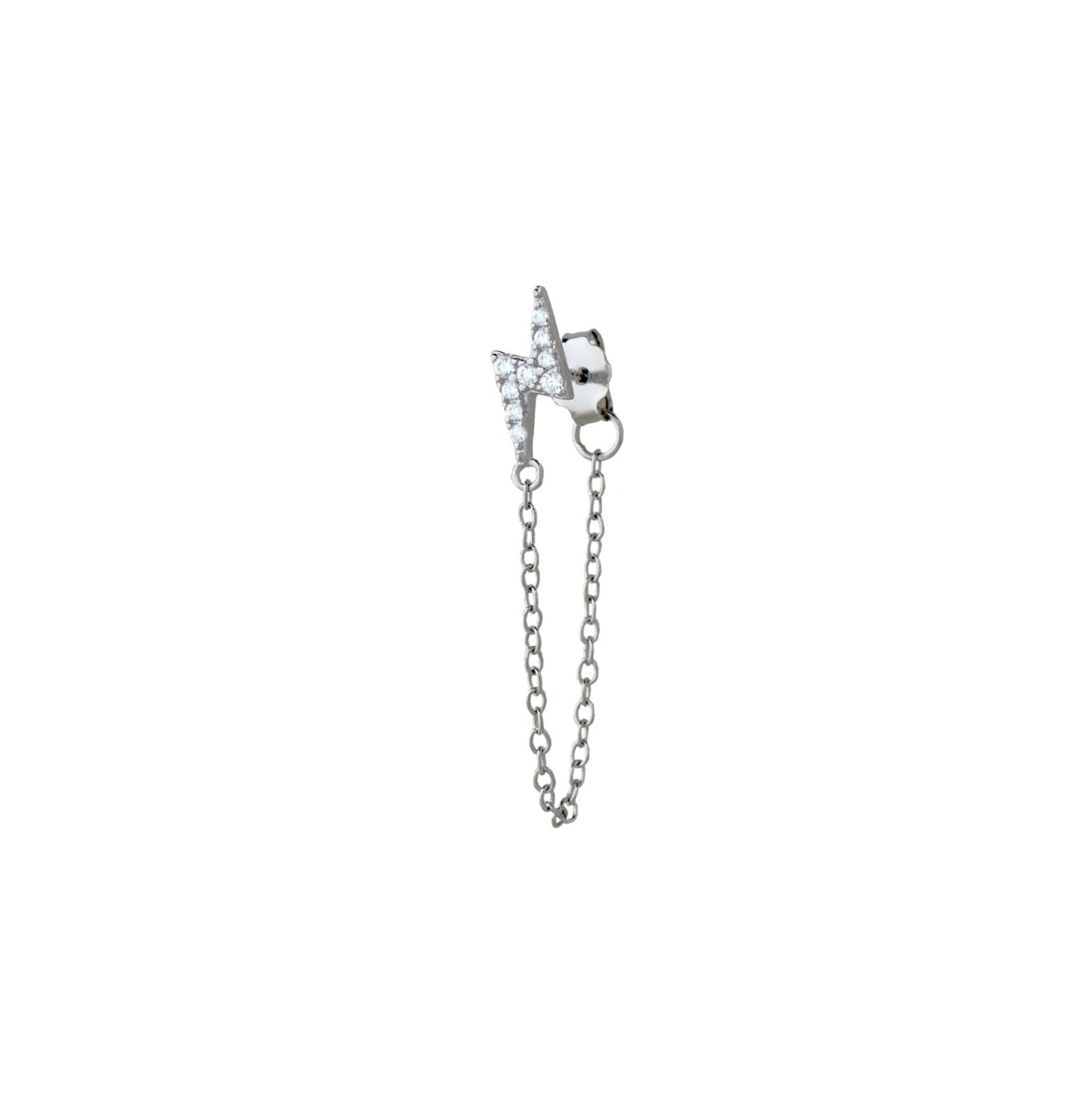 Thunder dangler chain earring