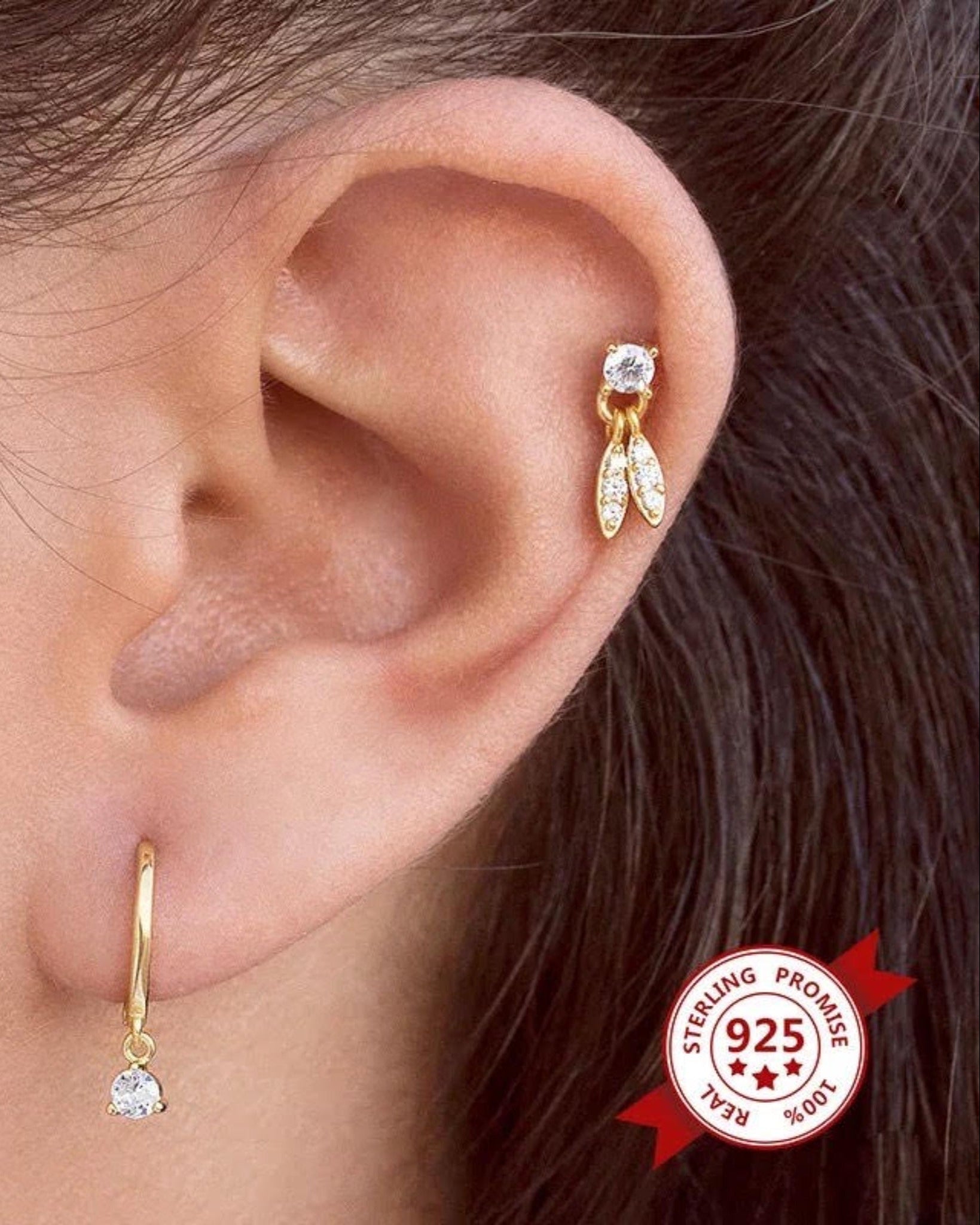 Dreamcatcher Feather Studs Earring